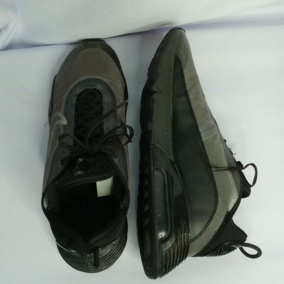 Nike air max 2090 black wolf grey clear plastic lace up athletic shoes sneakers - Picture 2 of 9